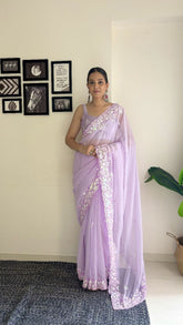 Presenting you most beautiful seqwance saree collection