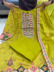 NEW ARRIVALS PISTA SHANTI ANARKALI KODI ROUND SET