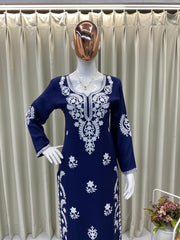 EXCLUSIVE EMBROIDERED TOP WITH PLAZZO PAIR